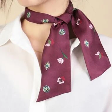 In lụa kỹ thuật số Twilly Tie