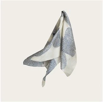 Khăn quàng cổ lụa Twill in kỹ thuật số bằng tay